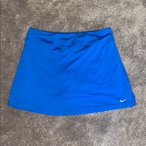 Blue nike running skirt